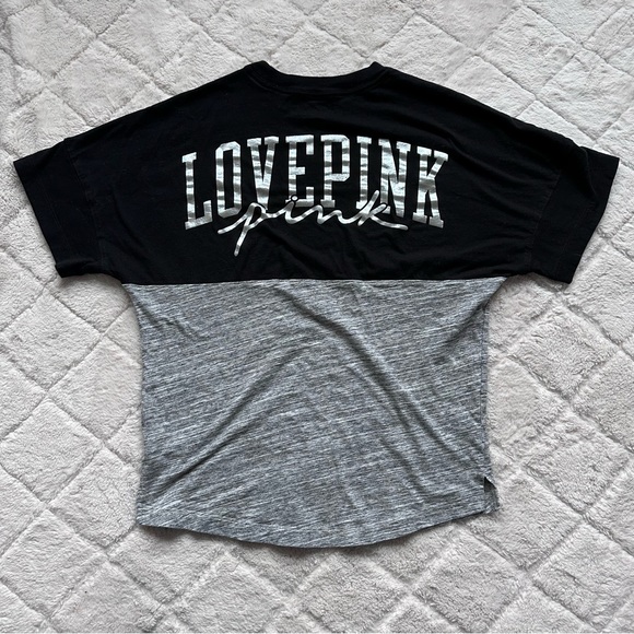 Victoria's Secret PINK | Varsity Short Sleeve Crew T-Shirt | Size Extra Small - Picture 4 of 13